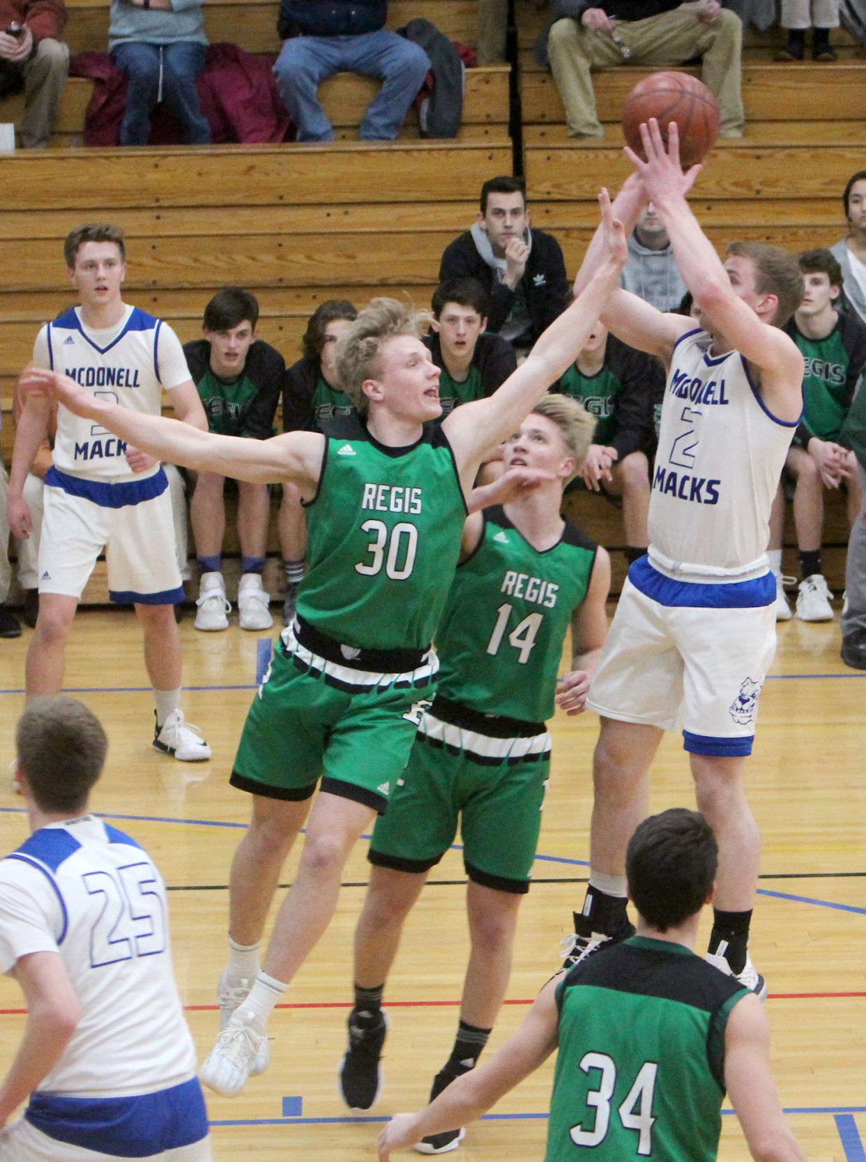 Eau Claire Regis at McDonell boys basketball 2-13-19